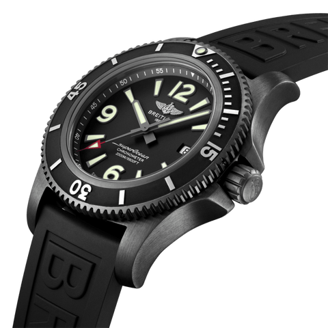 Breitling Watch Superocean Automatic 46 Black Steel Black