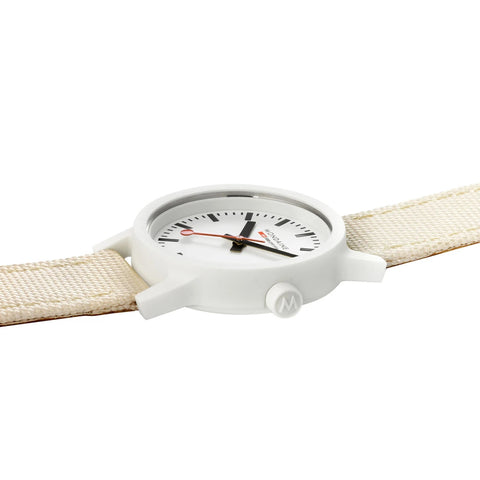 Mondaine Essence White Watch