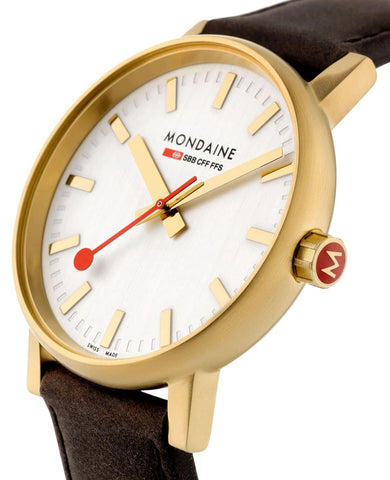 Mondaine Evo2 40 Gold IP Watch