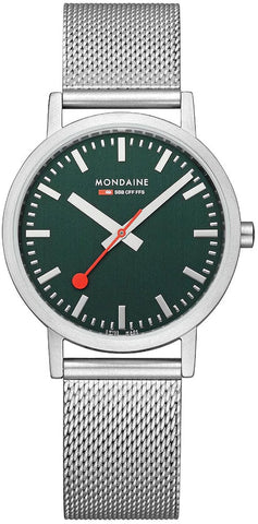 Mondaine Classic Park Green Special Edition Watch