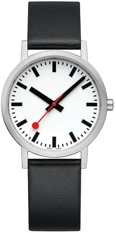 Mondaine Classic White Watch