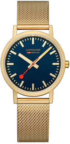 Mondaine Classic Deep Ocean Blue Watch
