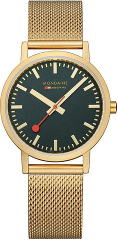 Mondaine Classic Forest Green Watch