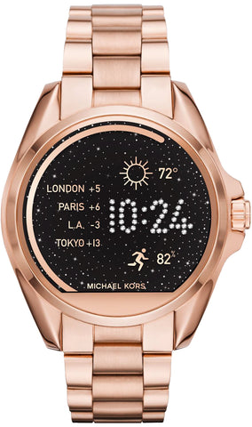 Michael Kors Watch Access Bradshaw Rose Gold Tone Smartwatch MKT5004
