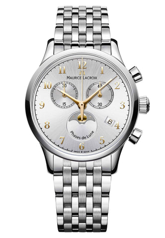 Maurice Lacroix Watch Les Classiques Chronographe Phases De Lune Ladies LC1087-SS002-121