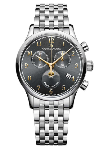 Maurice Lacroix Watch Les Classiques Chronographe Phases De Lune Ladies LC1087-SS002-821