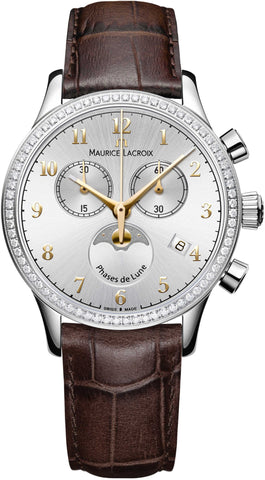 Maurice Lacroix Watch Les Classiques Moonphase Chrono Ladies LC1087-SD501-121-1