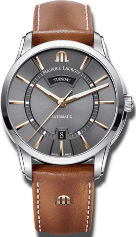 Maurice Lacroix Watch Pontos Day Date Mens PT6358-SS001-331-2