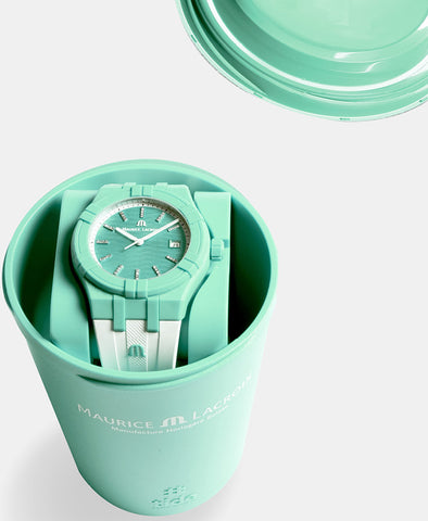 Maurice Lacroix Aikon Quartz TIDE Light Green Watch