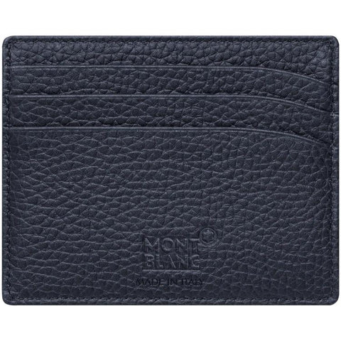 Montblanc Pocket Holder Meisterstuck Soft Grain 6cc Blue 116743