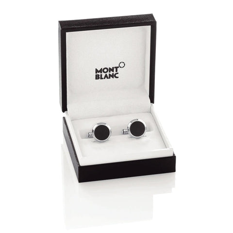 Montblanc Cufflinks Meisterstuck Black Onyx