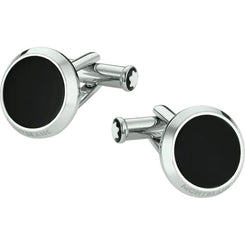 Montblanc Cufflinks Meisterstuck Black Onyx 112896