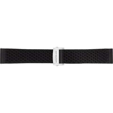 Montblanc Strap Summit 2 Black Rubber Sport 119436