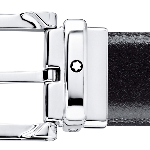 Montblanc Belt 30mm Reversible Black/Brown Leather Pin Buckle D