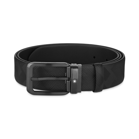 Montblanc Belt Extreme 3.0 Leather Pin Buckle 35mm Black