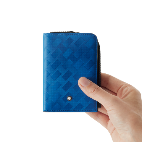Montblanc Extreme 3.0 Card Holder 3cc with Zipped Pocket Atlantic Blue 130242_4