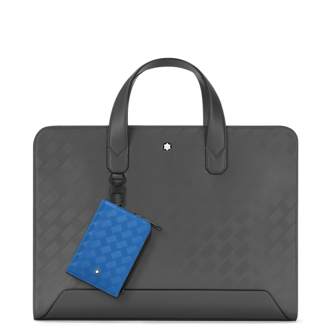 Montblanc Extreme 3.0 Card Holder 3cc with Zipped Pocket Atlantic Blue D