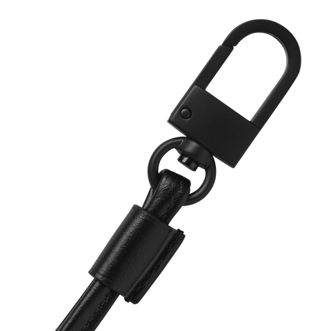 Montblanc Extreme 3.0 Leather Neck Strap Black