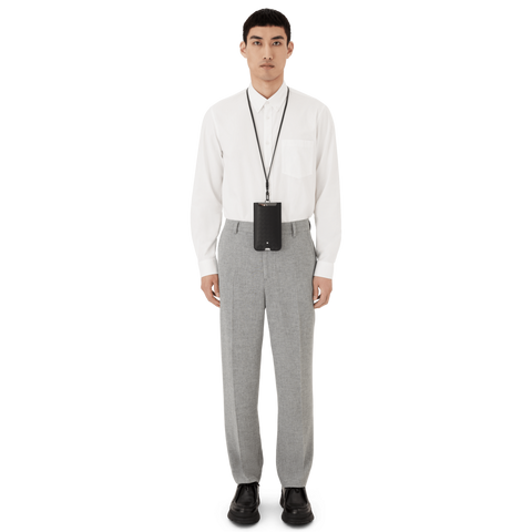 Montblanc Extreme 3.0 Leather Neck Strap Black