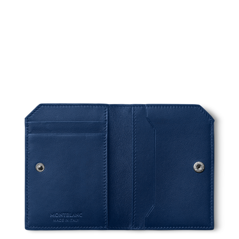 Montblanc Meisterstuck Selection Soft Mini Wallet 4cc Blue D