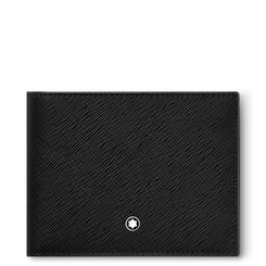 Montblanc Sartorial Wallet 6cc with 2 View Pockets Black 130318