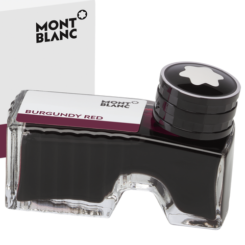 Montblanc Writing Accessories Refills Ink Bottle Burgundy Red 128188.