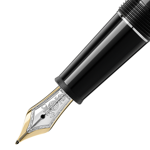 Montblanc Writing Instrument Meisterstuck Classique Platinum Coated Fountain Pen F