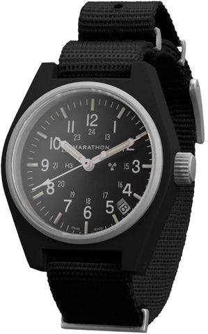 Marathon General Purpose Black Quartz With Date GPQ Watch