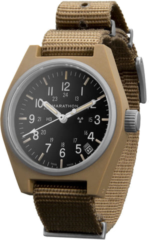 Marathon Watch General Purpose Desert Tan Quartz With Date GPQ WW194015DT-0103