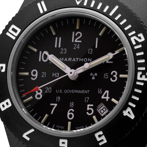 Marathon Navigator Black Pilots With Date Watch