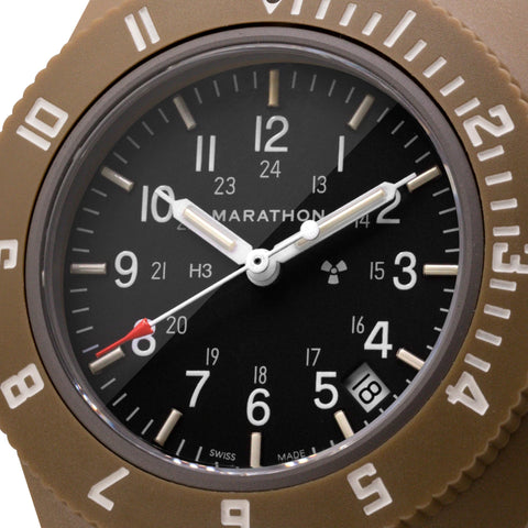 Marathon Navigator Desert Tan Pilots With Date Watch