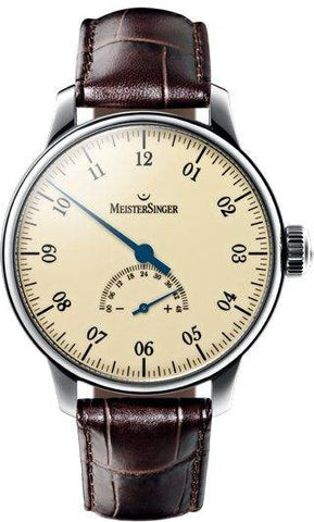 MeisterSinger Unomatik UM203 Croco Print Brown