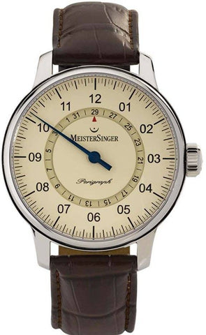MeisterSinger Perigraph BM1003 Croco Print Brown