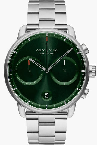 Nordgreen Watch Pioneer Sunray Green Mens PI42SI3LSIGS