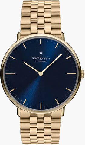 Nordgreen Watch Native Sunray Blue Ladies NR36GO5LGONA