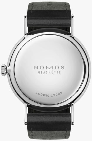 Nomos Glashutte Ludwig Steel Back Watch