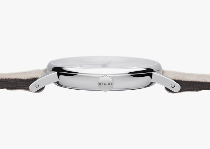 Nomos Glashutte Ludwig 33 Steel Back Watch