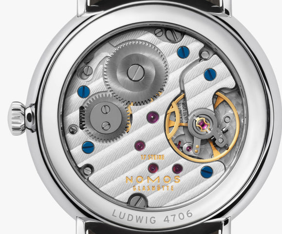 Nomos Glashutte Ludwig 33 Sapphire Crystal Watch