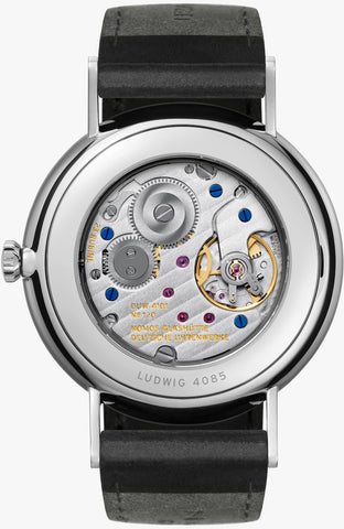 Nomos Glashutte Ludwig Datum Sapphire Crystal Watch