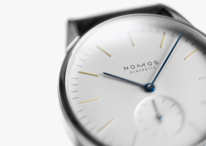Nomos Glashutte Orion Steel Back Watch