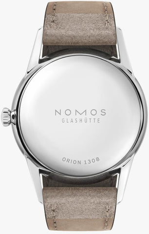 Nomos Glashutte Orion 33 Steel Back Watch
