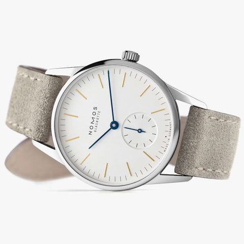 Nomos Glashutte Orion 33 Steel Back Watch