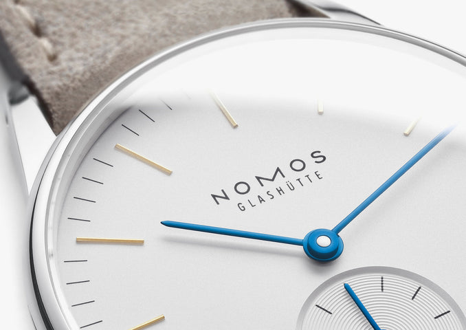 Nomos Glashutte Orion 33 Steel Back Watch