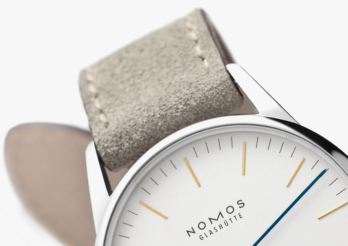 Nomos Glashutte Orion 33 Steel Back Watch