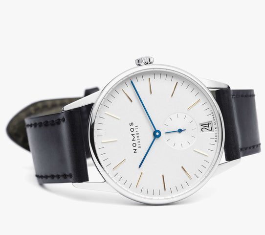 Nomos Glashutte Orion Datum Sapphire Crystal