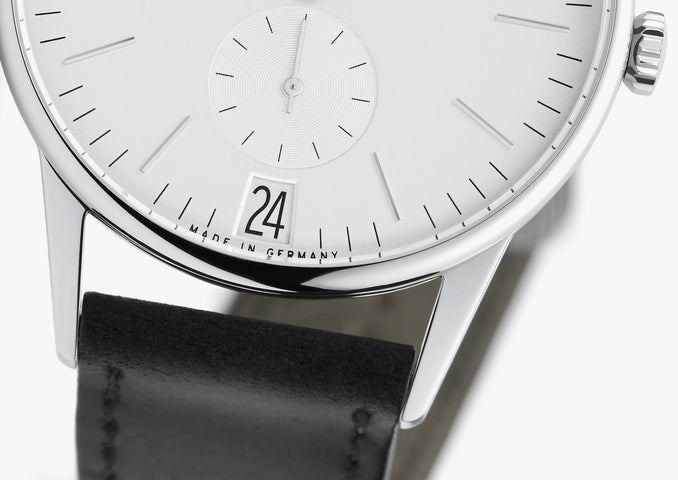 Nomos Glashutte Orion White Datum Sapphire Crystal