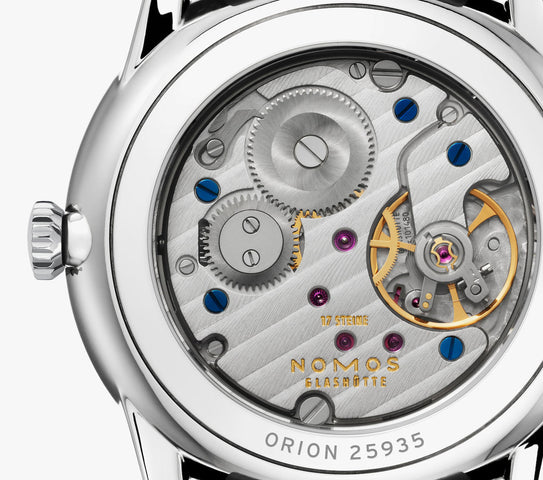 Nomos Glashutte Watch Orion White Sapphire Crystal