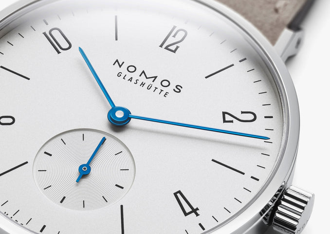 Nomos Glashutte Tangente 33 Steel Back Watch