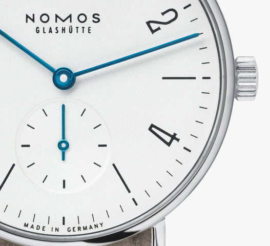 Nomos Glashutte Tangente 33 Steel Back Watch