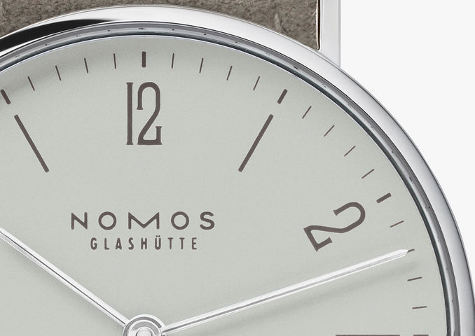 Nomos Glashutte Tangente 33 Grau Sapphire Crystal Watch